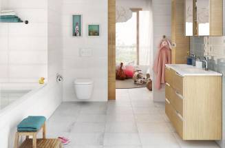 Bathroom for families by Roca