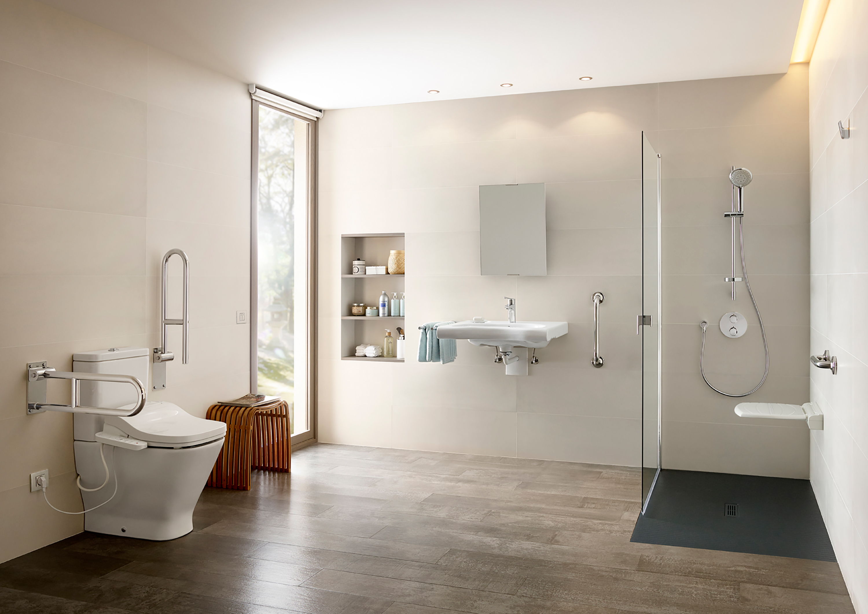 Ideas and tips for designing bathrooms for the elderly