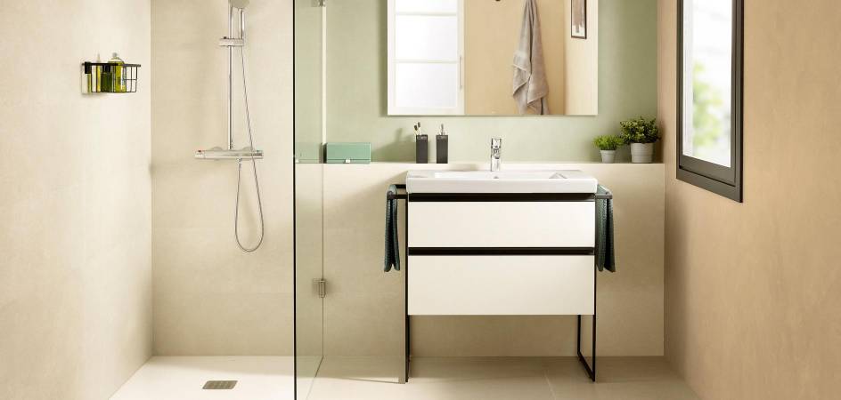 Domi, a vanity unit perfect for bathrooms big or small