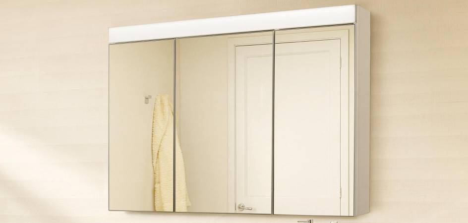 Increase the functionality of your bathroom by installing a bathroom mirror cabinet 