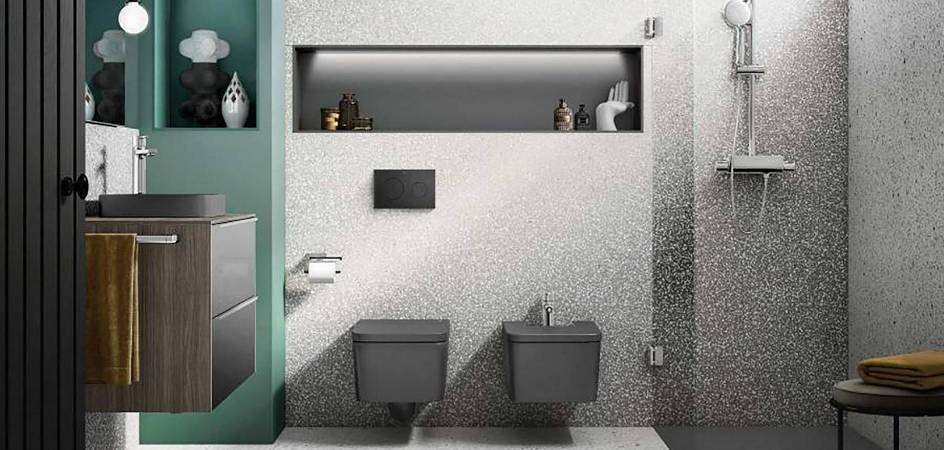 Create a colourful bathroom