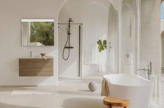 Curves are powerful elements that can transform your bathroom into an oasis of calm